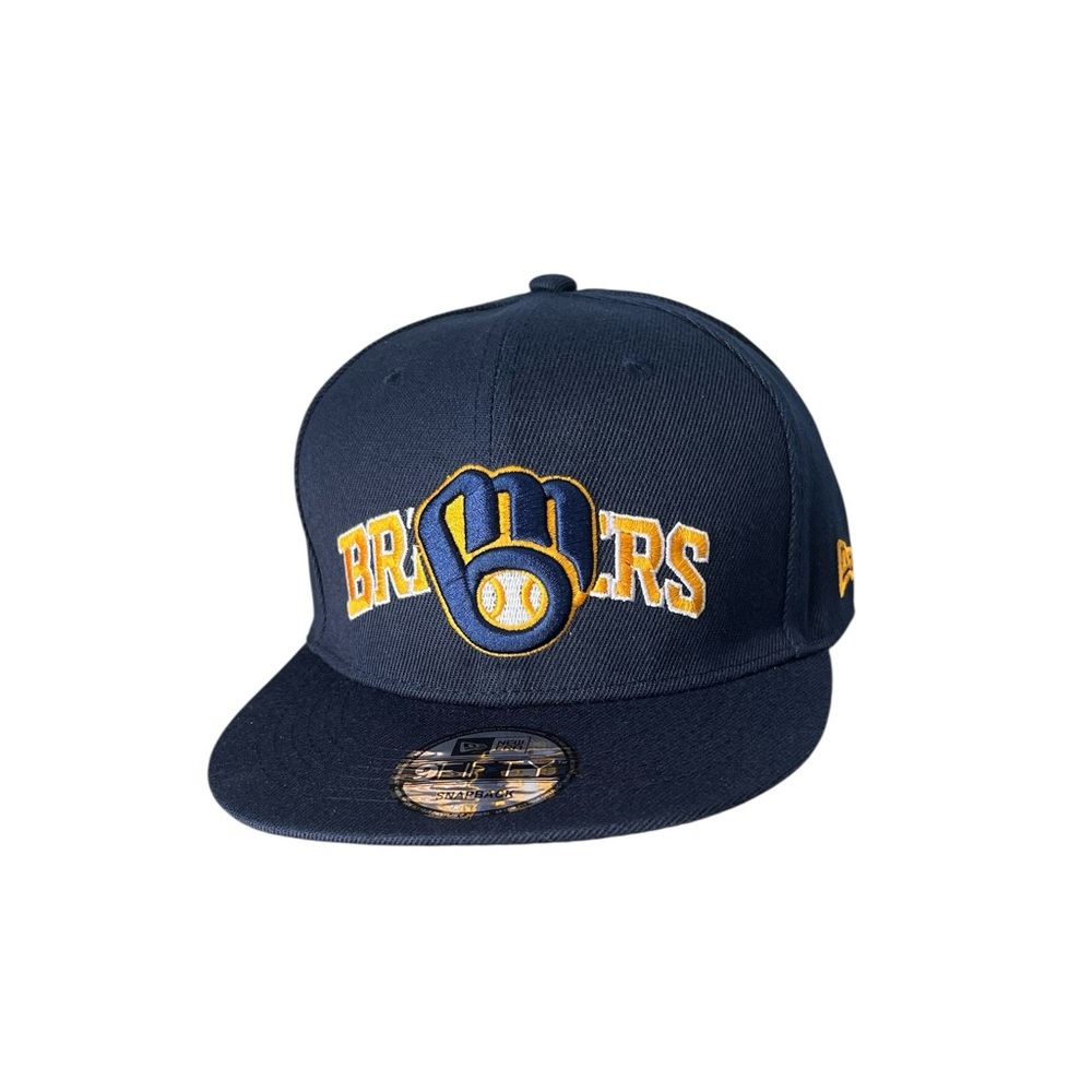 Milwaukee Brewers New Era 9Fifty Adjustable Hat with Flat Bill MLB